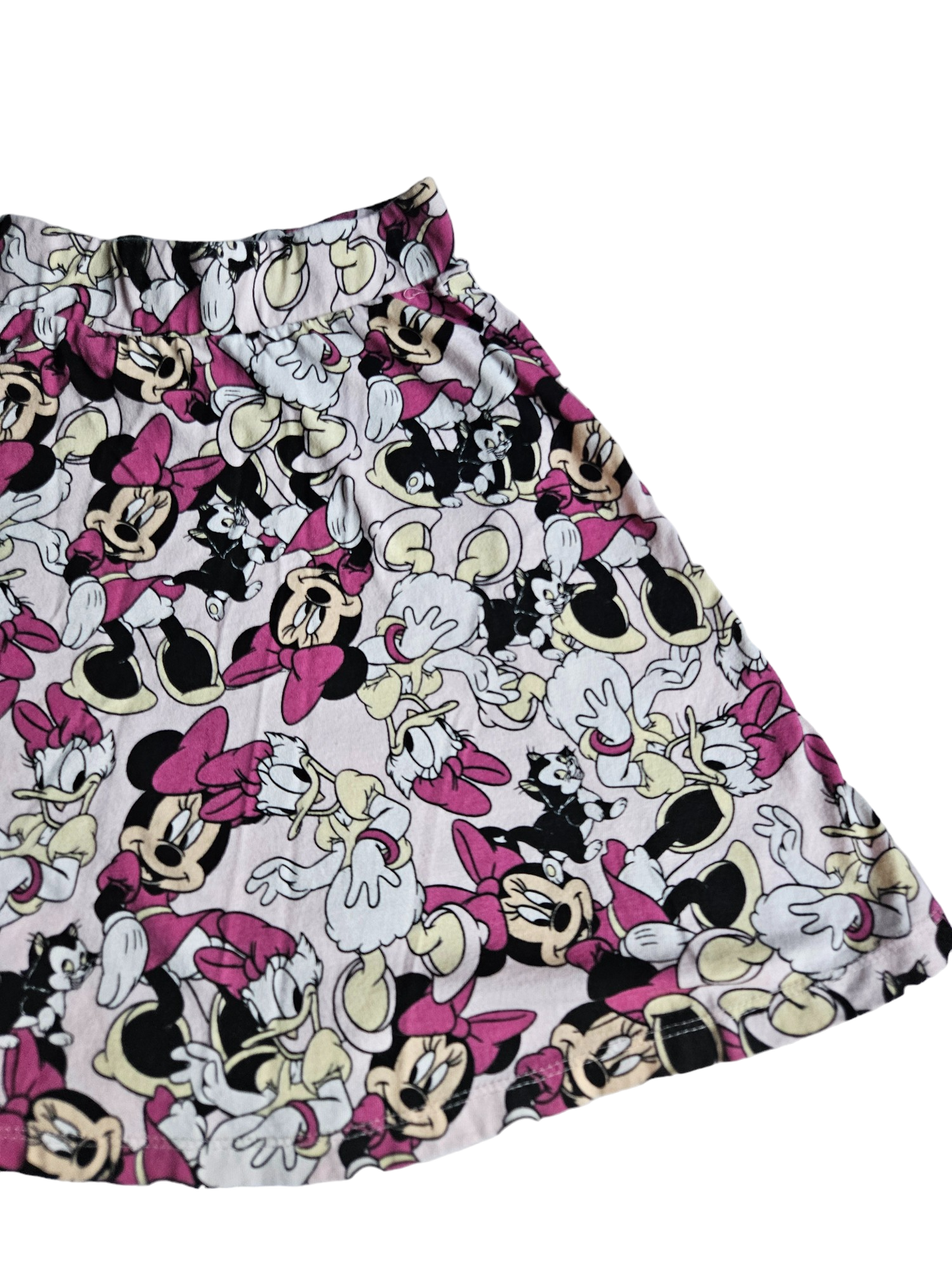 Disney Minnie, Daisy and Marie circle skirt Tagged 128, approx 7-8y