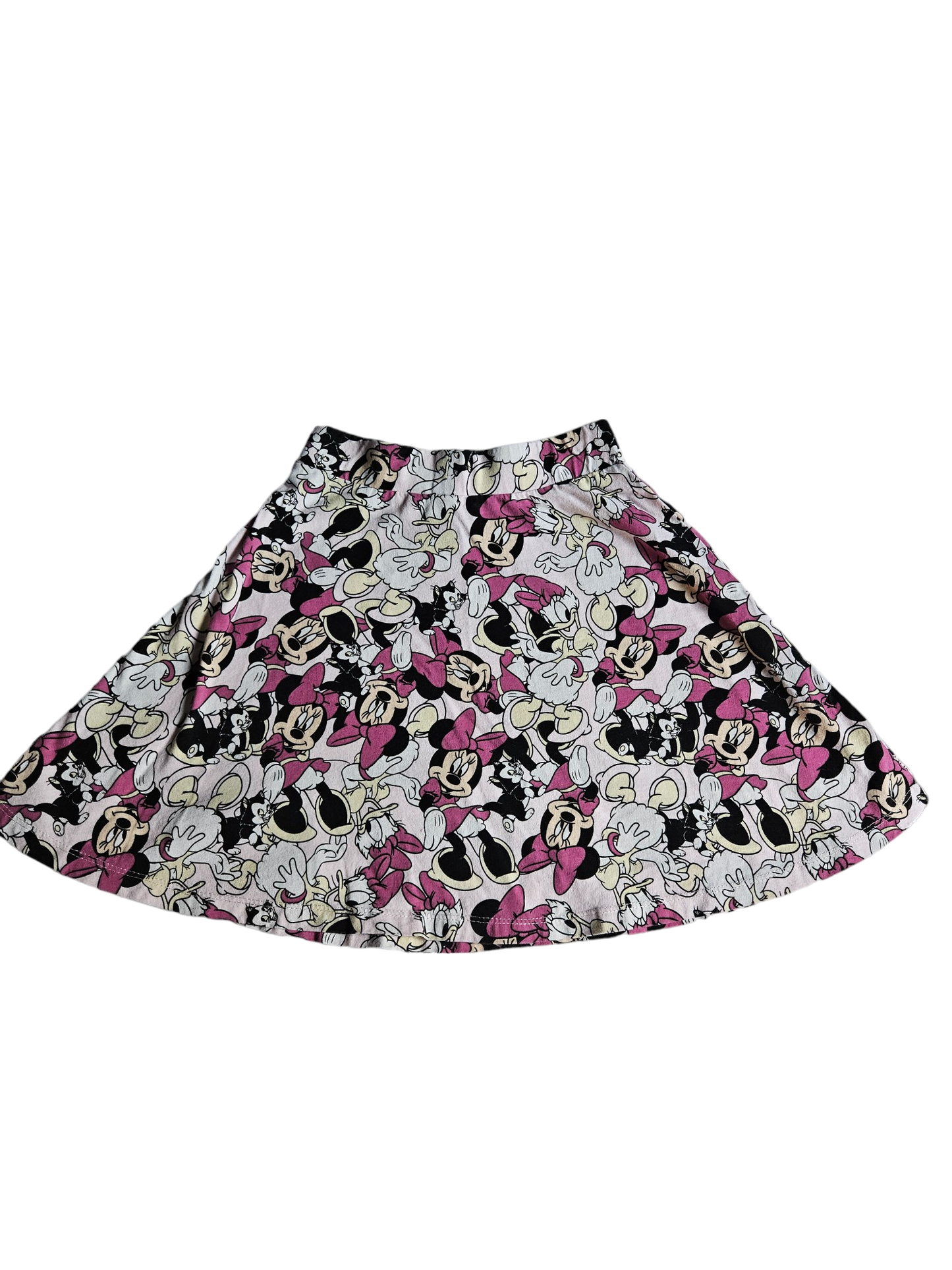 Disney Minnie, Daisy and Marie circle skirt Tagged 128, approx 7-8y