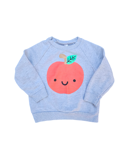 Whistle and Flute apple crewneck 2T