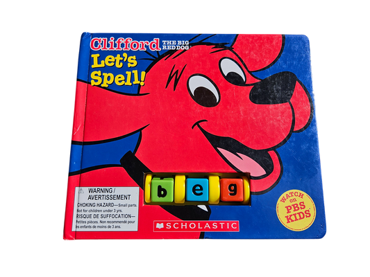 Clifford Let's Spell interactive board book