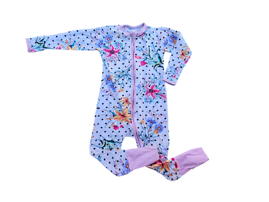 Bonds  floral wondersuit size 3