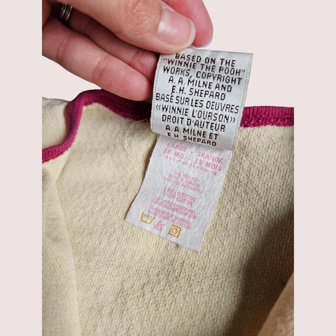 Vintage Winnie the Pooh cotton sleeper 18M