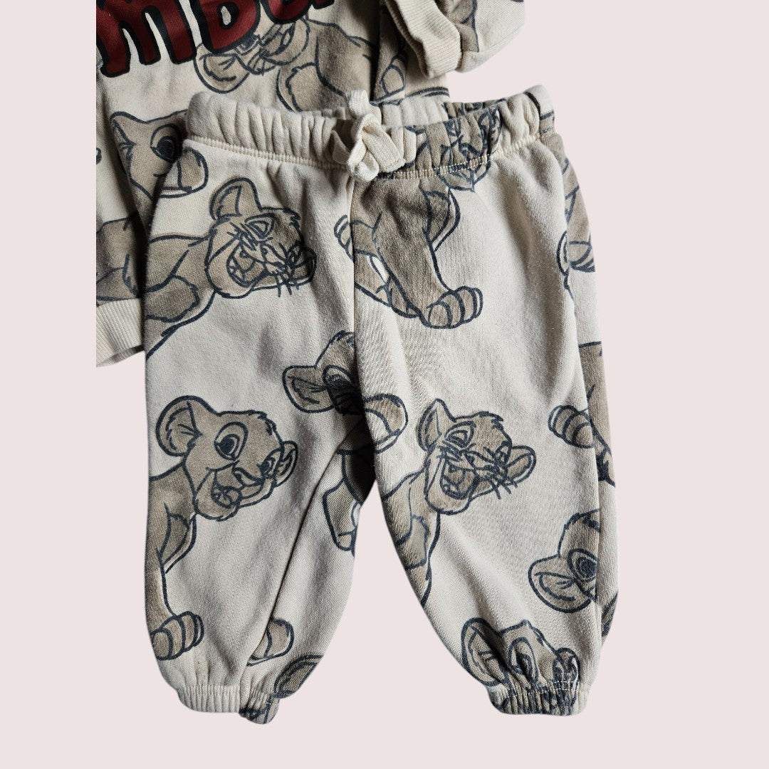 H&M Lion King two piece set 4-6M