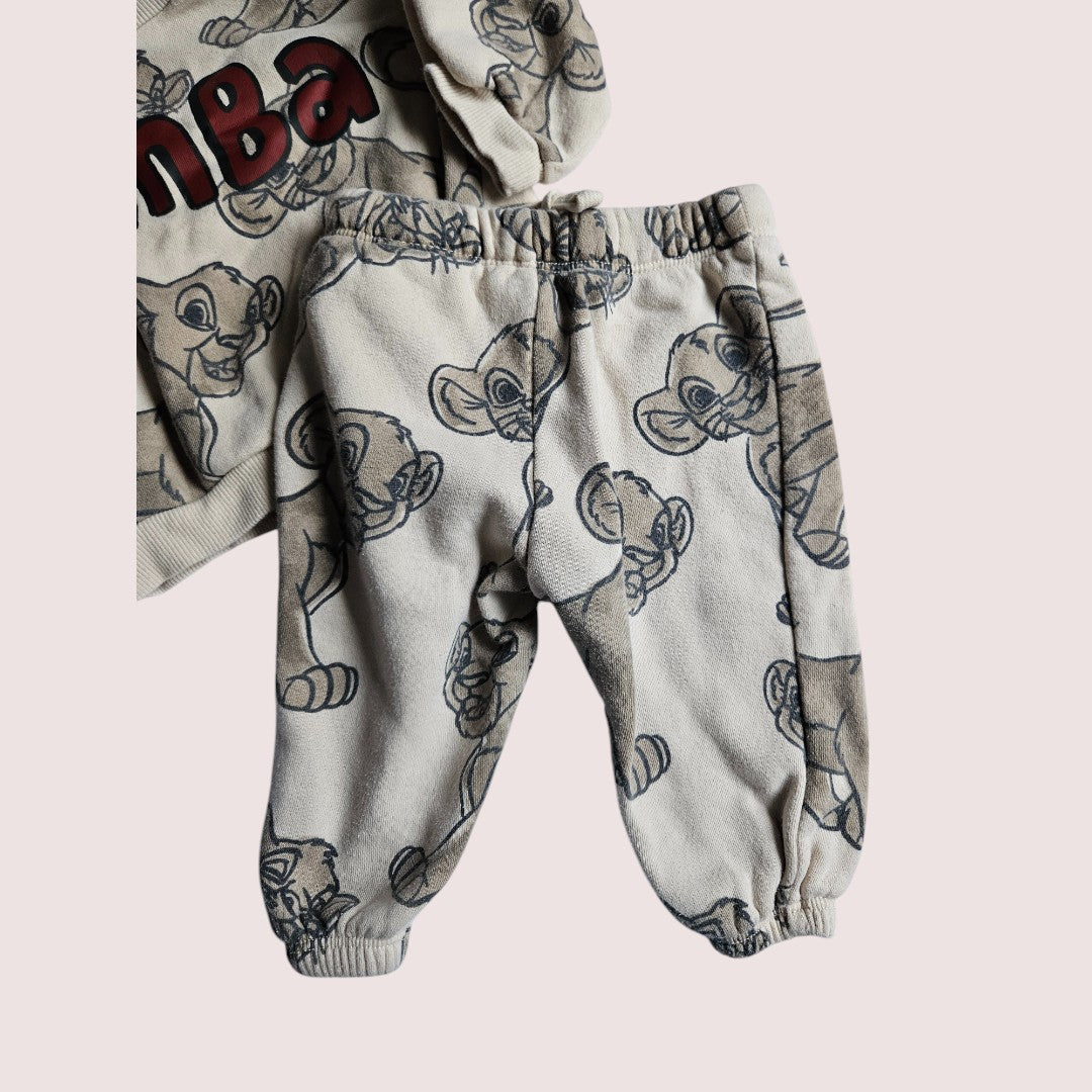 H&M Lion King two piece set 4-6M