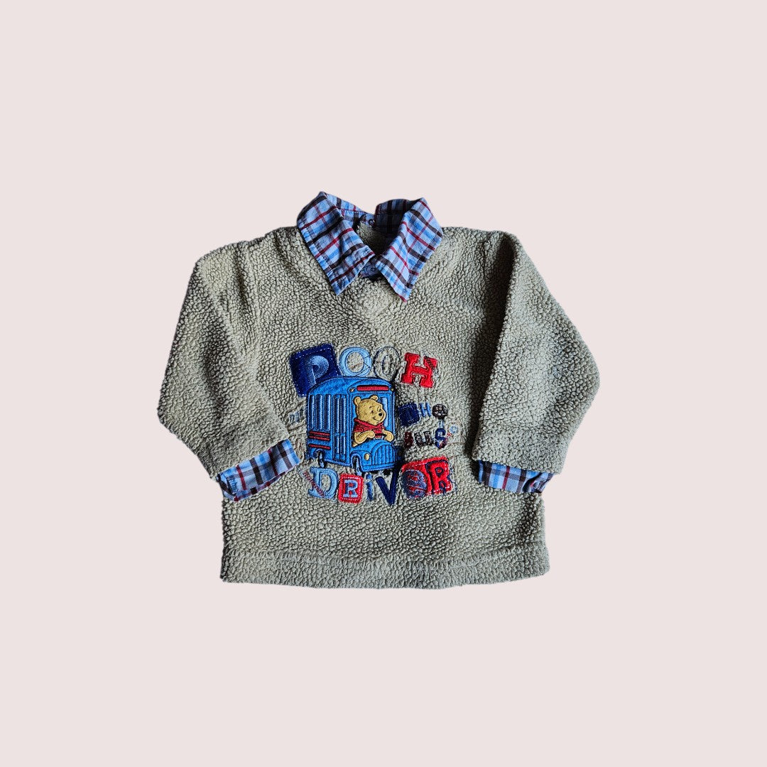 Winnie the Pooh sherpa sweater 12-18m