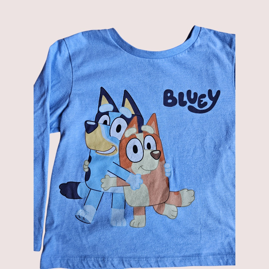 Bluey and Bingo hugging long sleeve 5T