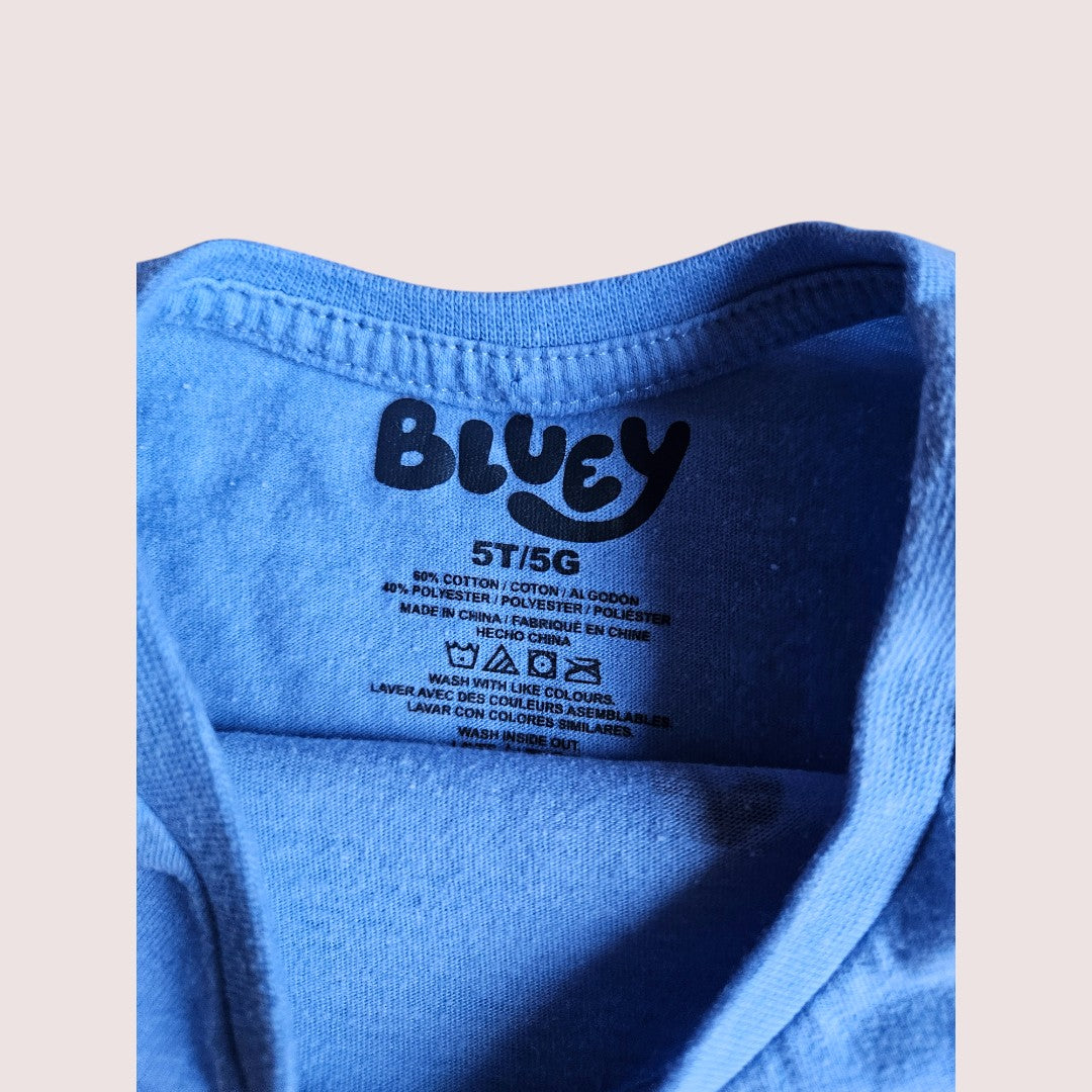 Bluey and Bingo hugging long sleeve 5T