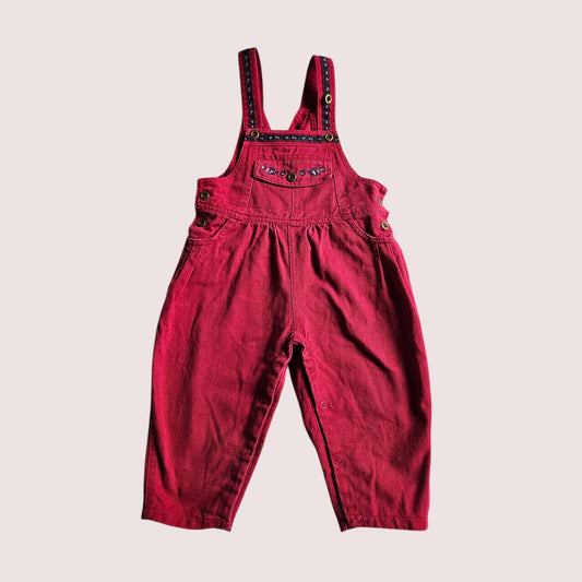 Vintage CB Kids overalls Tagged 18m