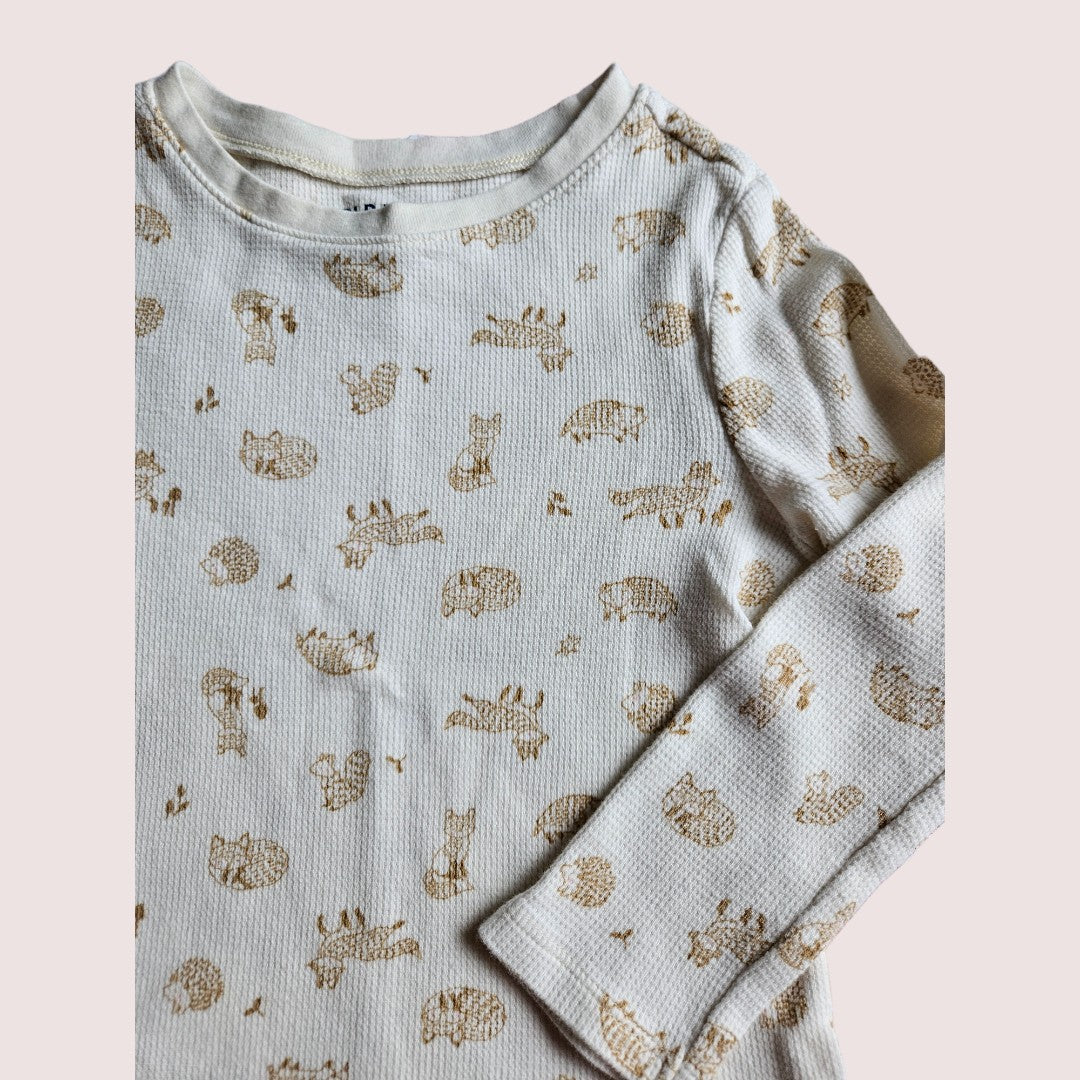 Old Navy waffle long sleeve 5T