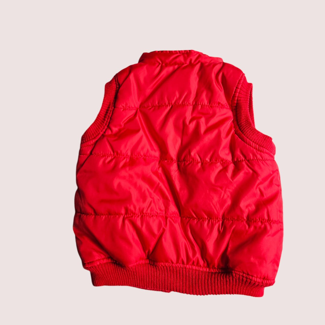 Cars puffer vest 12-18m