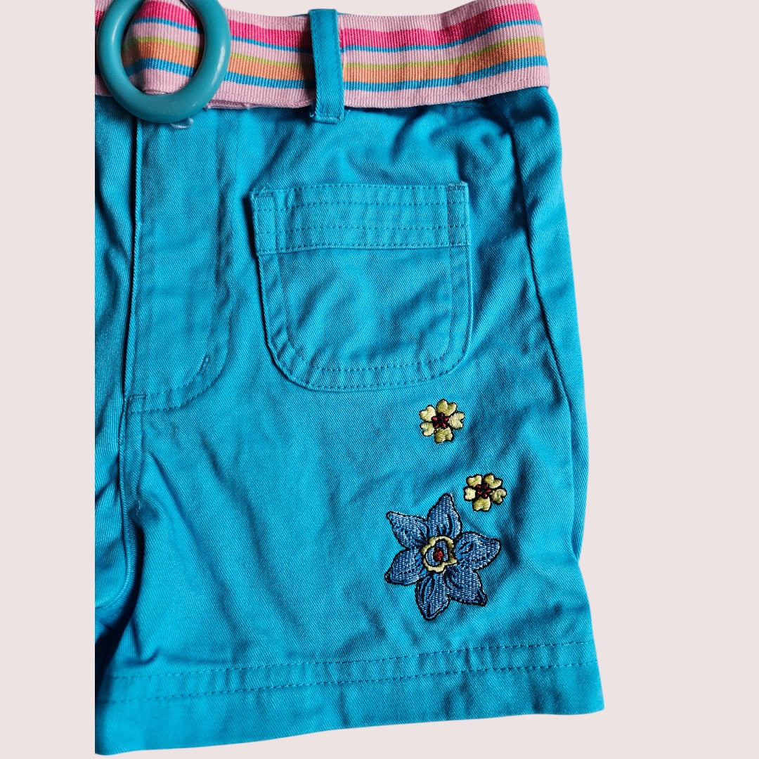 Dora the Explorer cotton shorts with belt Size 6