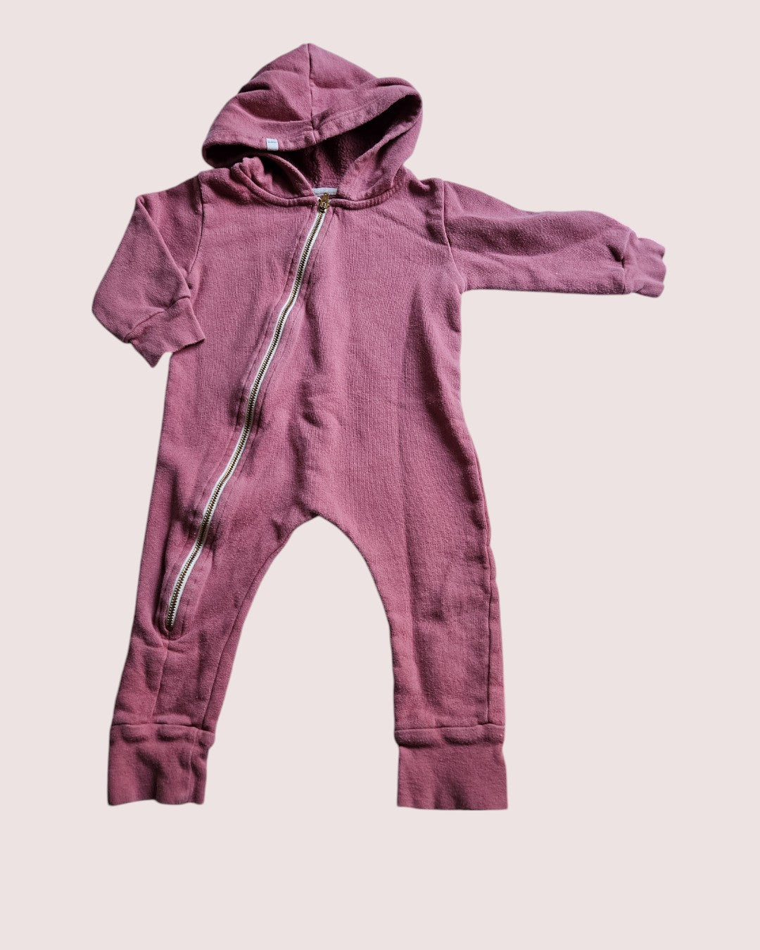 Mini Mioche hooded romper 6-12m