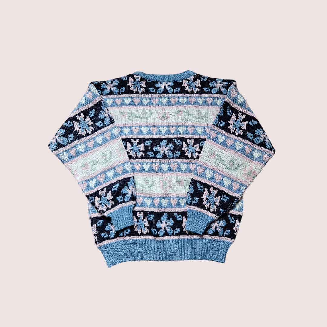 Vintage acrylic knit sweater 8-10Y