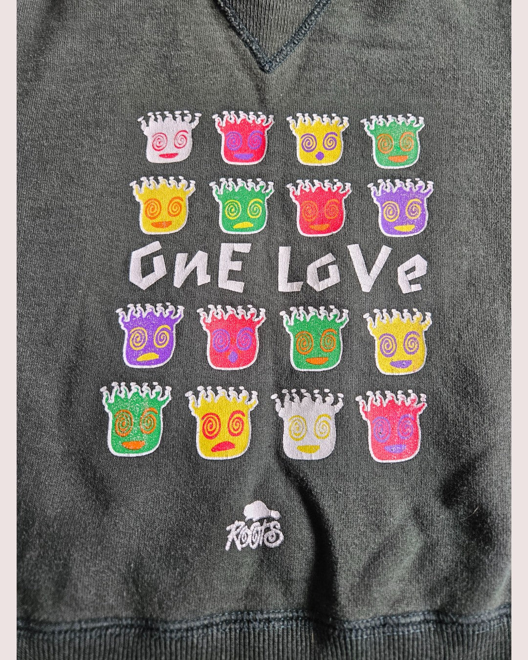 Vintage Roots "one love" crewneck