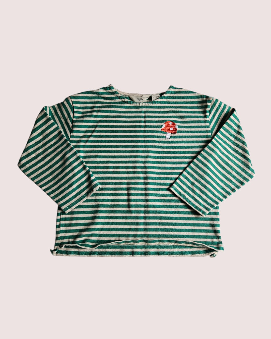 Eva Chen X H&M long sleeve with embroidered mushroom 6-8Y