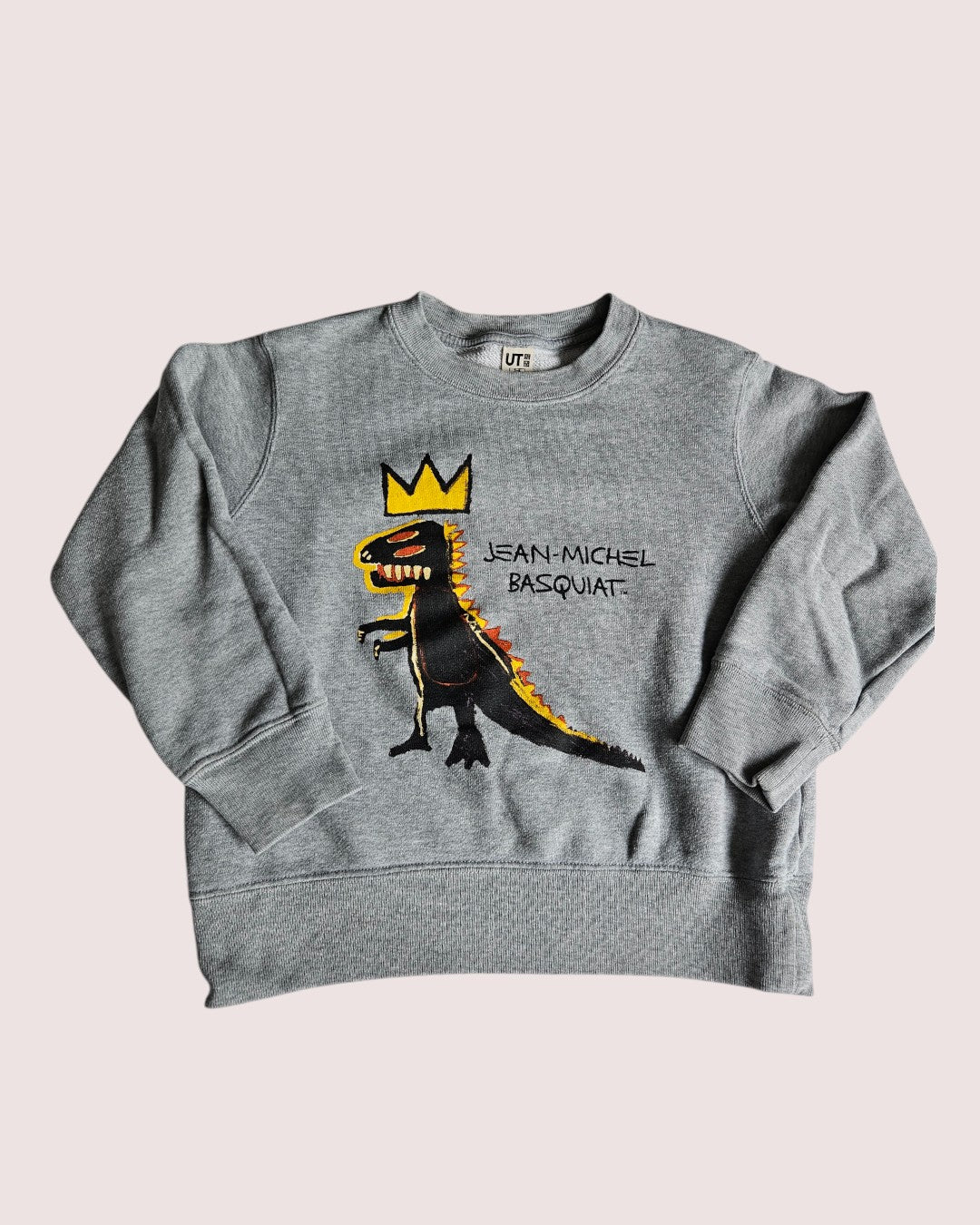 Uniqlo X Jean-Michel Basquiat crewneck Tagged 7-8, best fit 4-6T