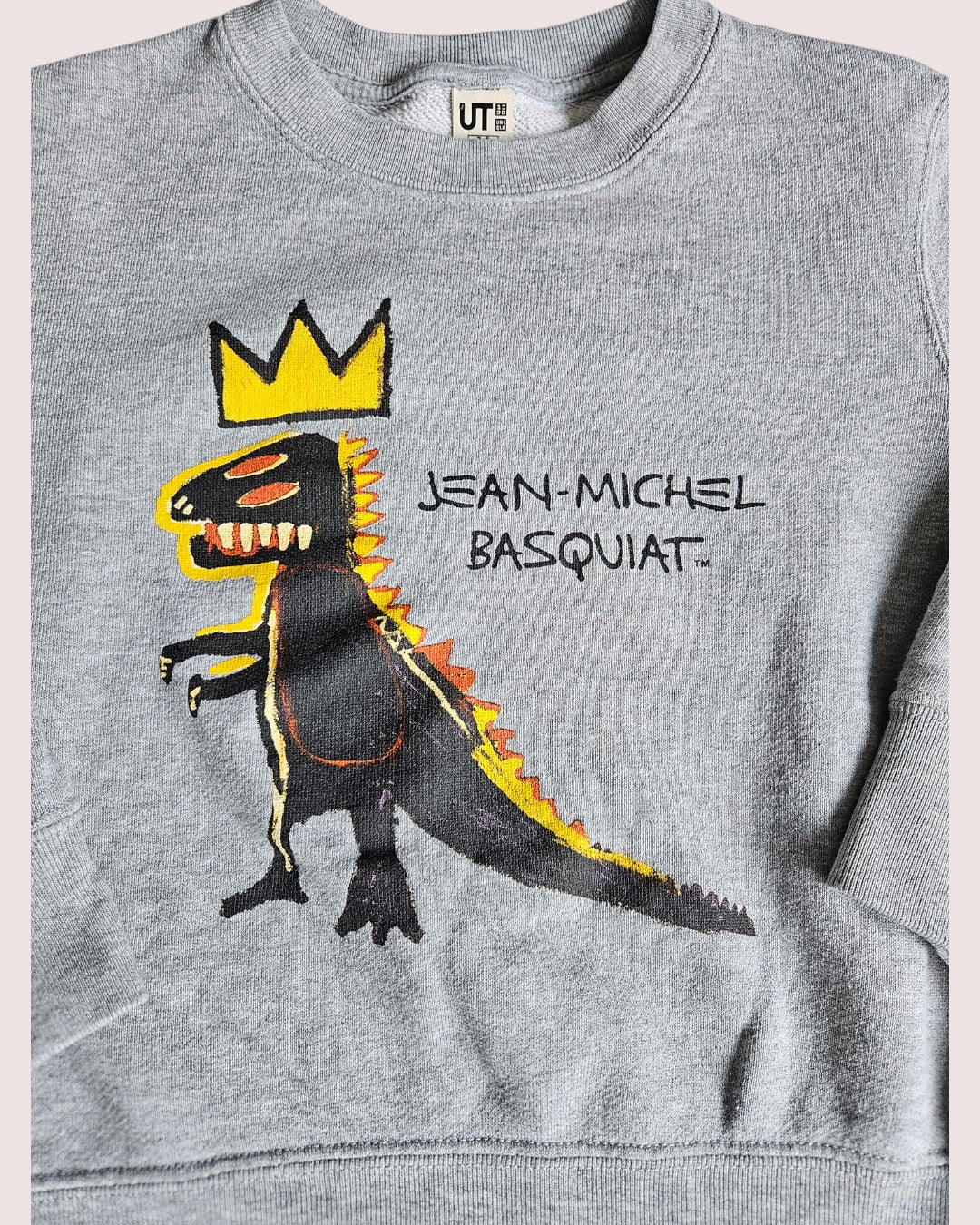 Uniqlo X Jean-Michel Basquiat crewneck Tagged 7-8, best fit 4-6T