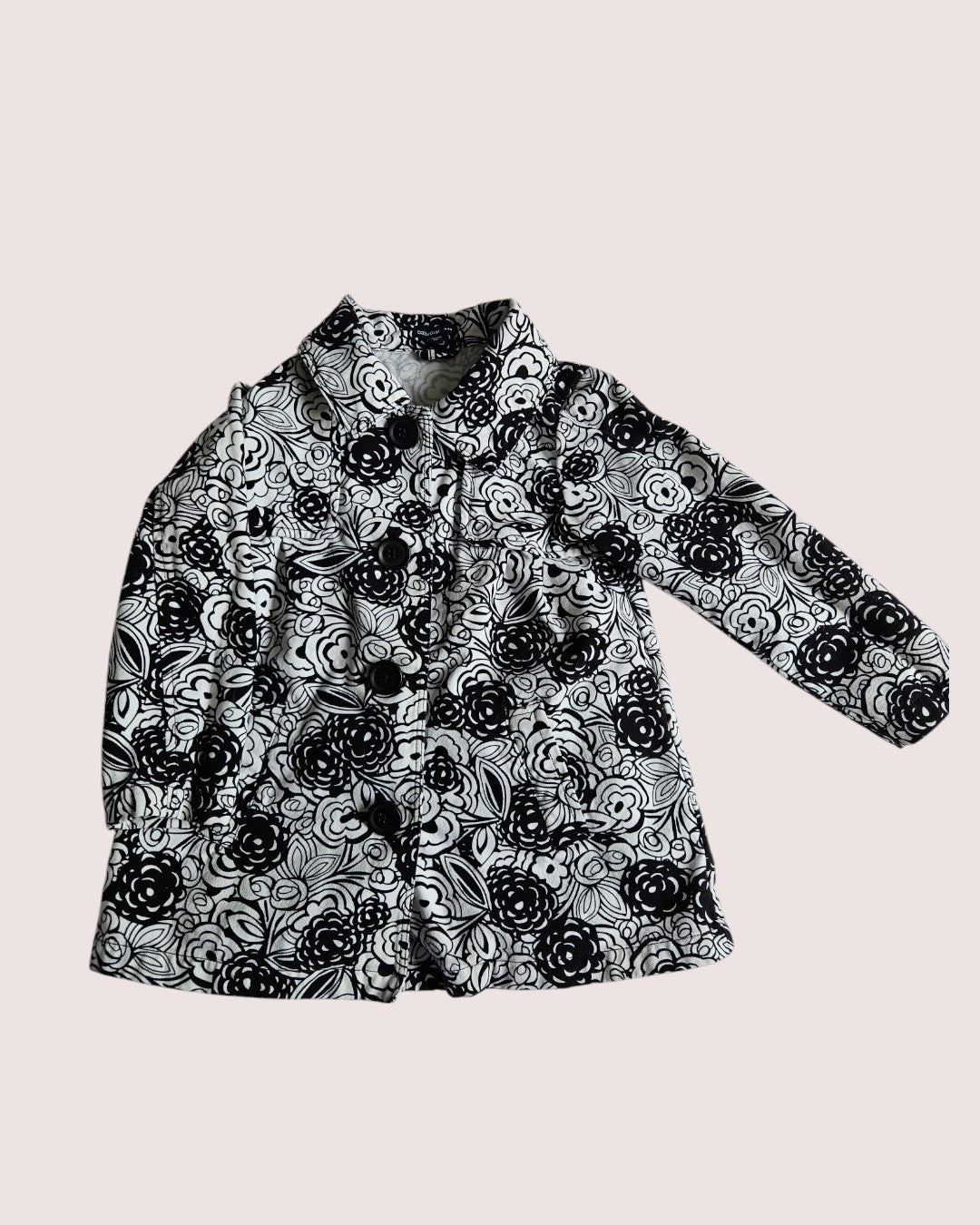 Retro gap floral print spring jacket 4T