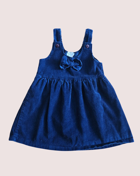 Vintage navy cord dress Size 4
