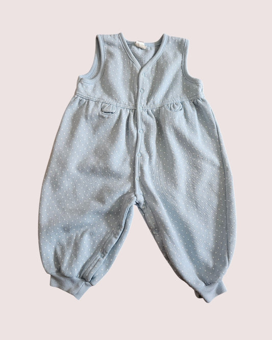 Vintage polka dot romper 12-18m
