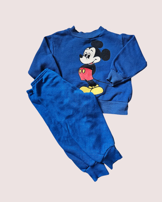 Vintage Harley Mickey Mouse crew with vintage joggers