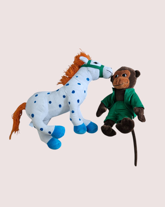 Micki brand Pippi Longstocking plush toys