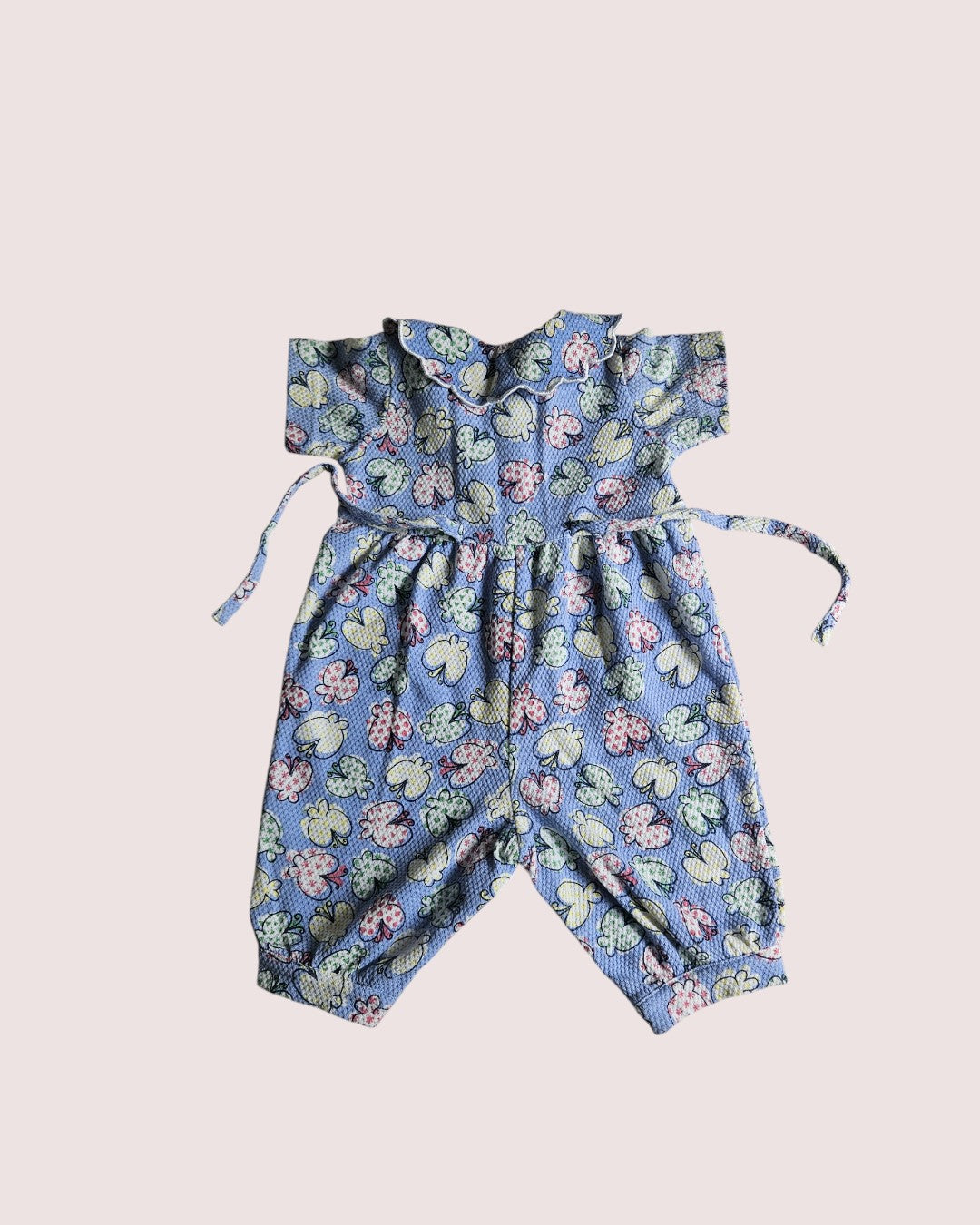 Vintage Just Chuckles butterfly romper 6/9m, fit up to 12m