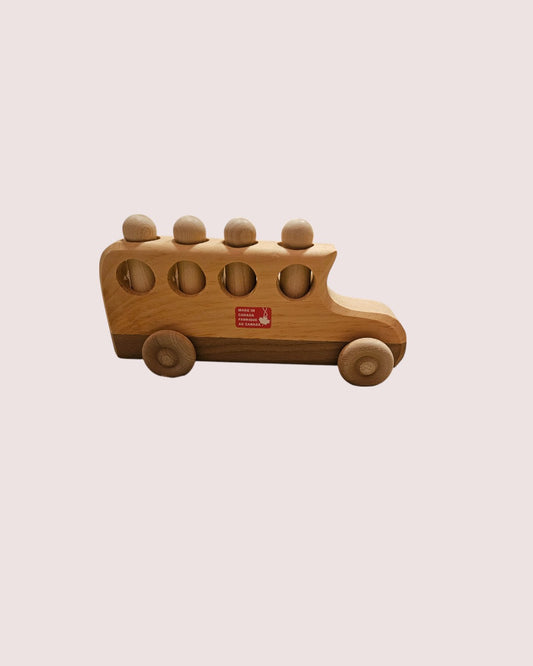 Wooden school bus