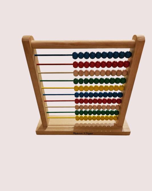 Melissa and Doug wooden abacus