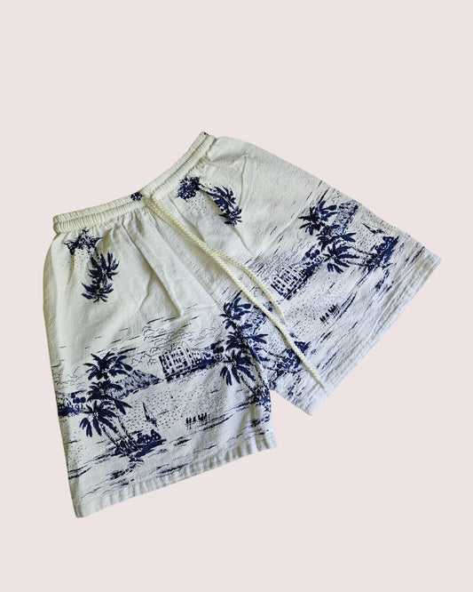 Tropical cotton shorts Tagged Youth XL 6-10y