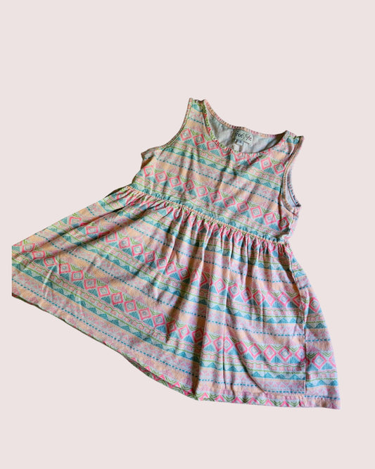 Neon surf tank dress Size 6
