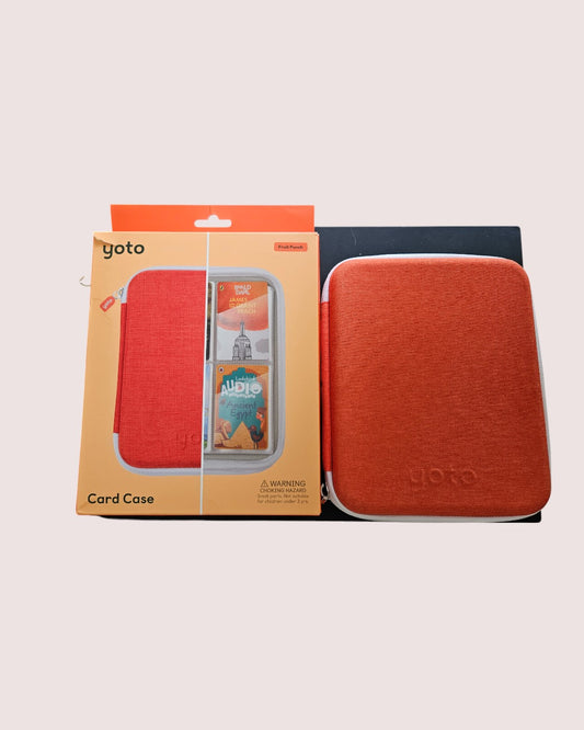 Yoto card case holds 64 cards