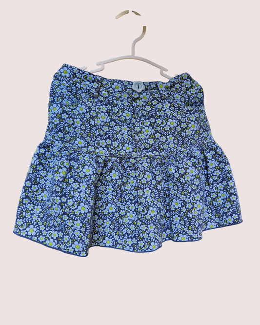 Retro floral skirt 4-6y