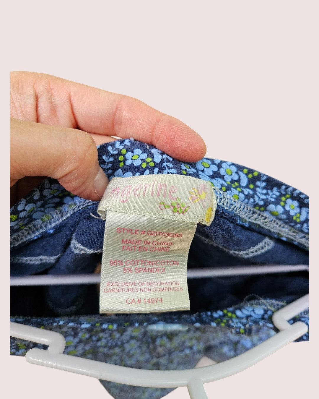 Retro floral skirt 4-6y