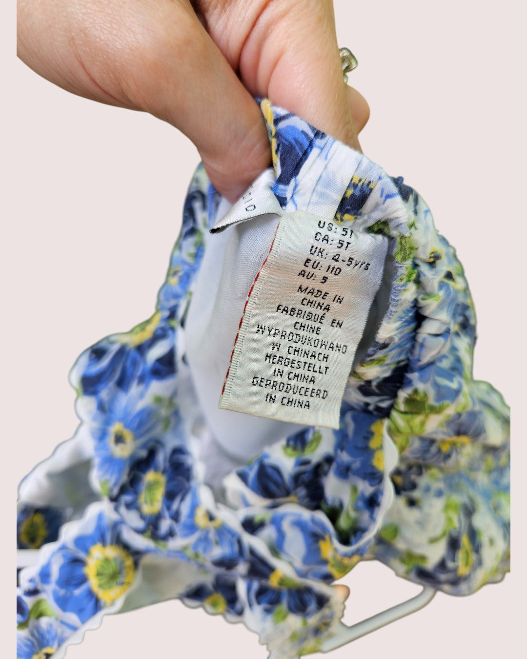 Max studio floral print tank with crisscross back Size 4-5