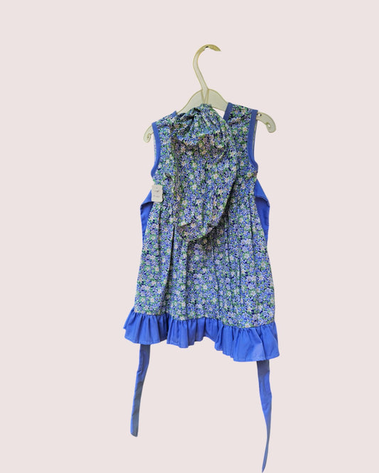 Vintage NWT dress with matching bonnet Tagged size 1-2y