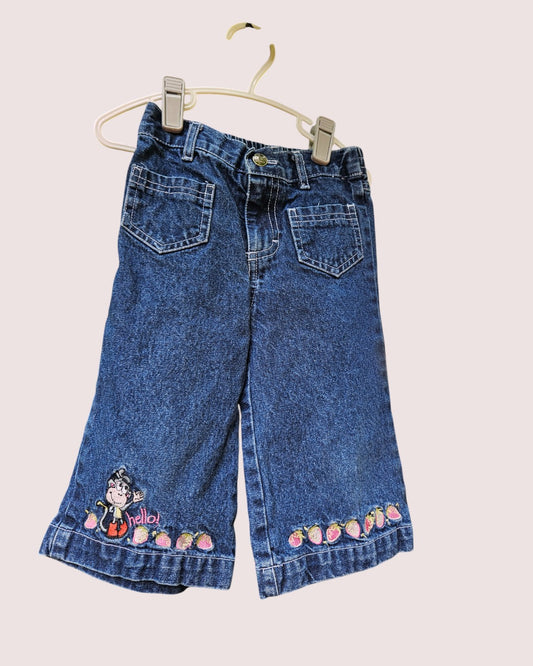 Y2K Dora Boots jean/capris 3T