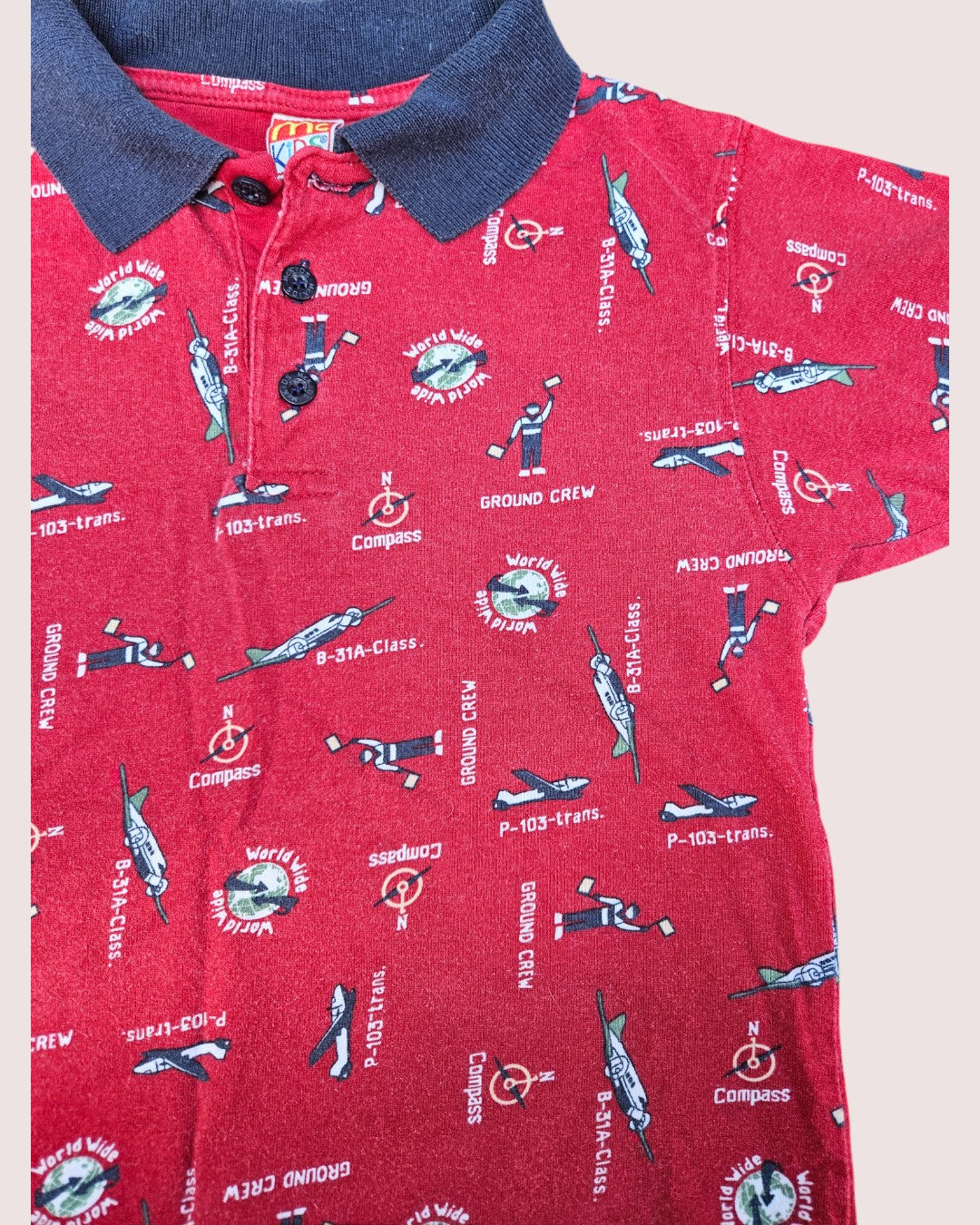 Vintage McKids short sleeve polo 4-5T