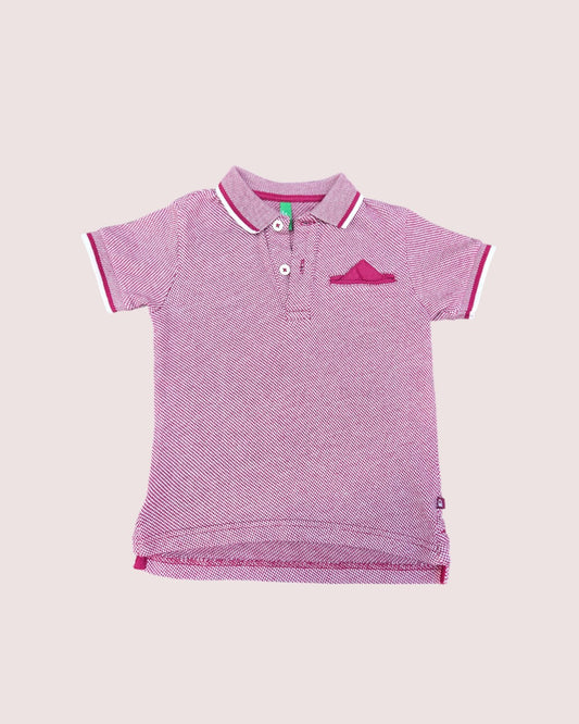 Retro United Colors of Benetton short sleeve polo 4T