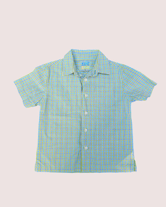 Kloz for Kids plaid short sleeve button up shirt 5T