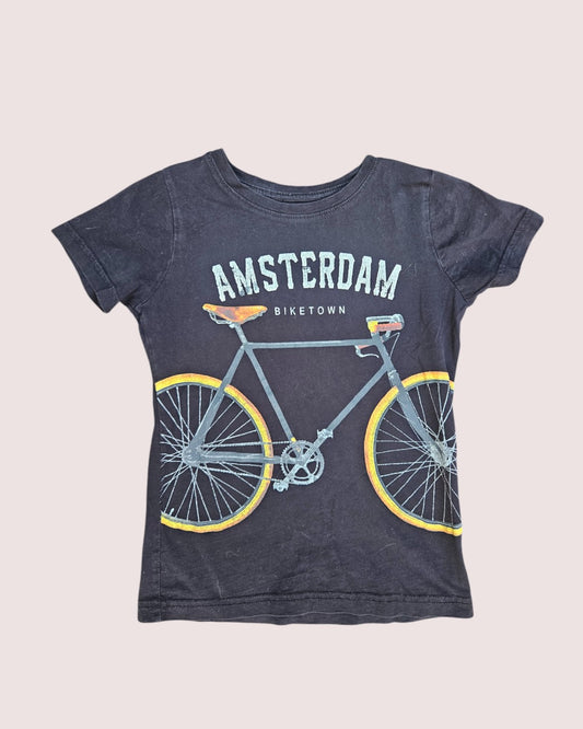 Amsterdam bike tee 4-5T