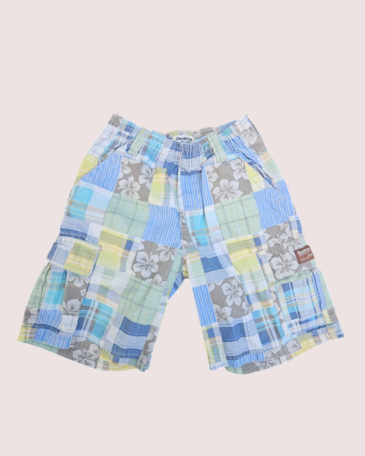 Oshkosh tropical patchwork shorts 4T
