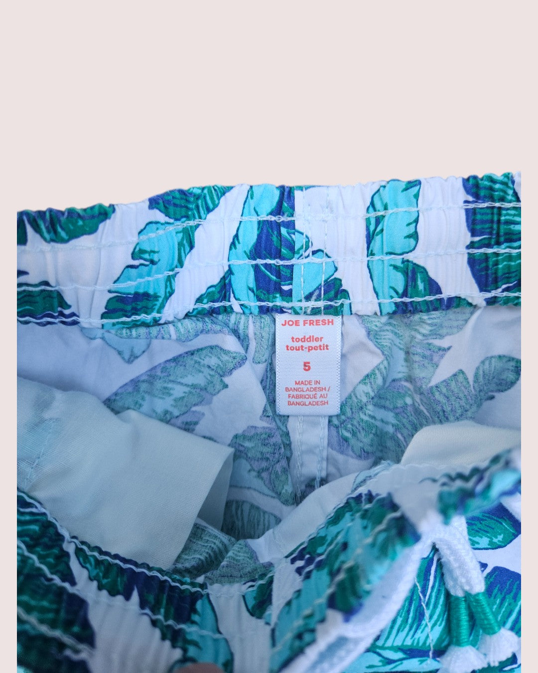 Joe Fresh tropical print shorts 5T
