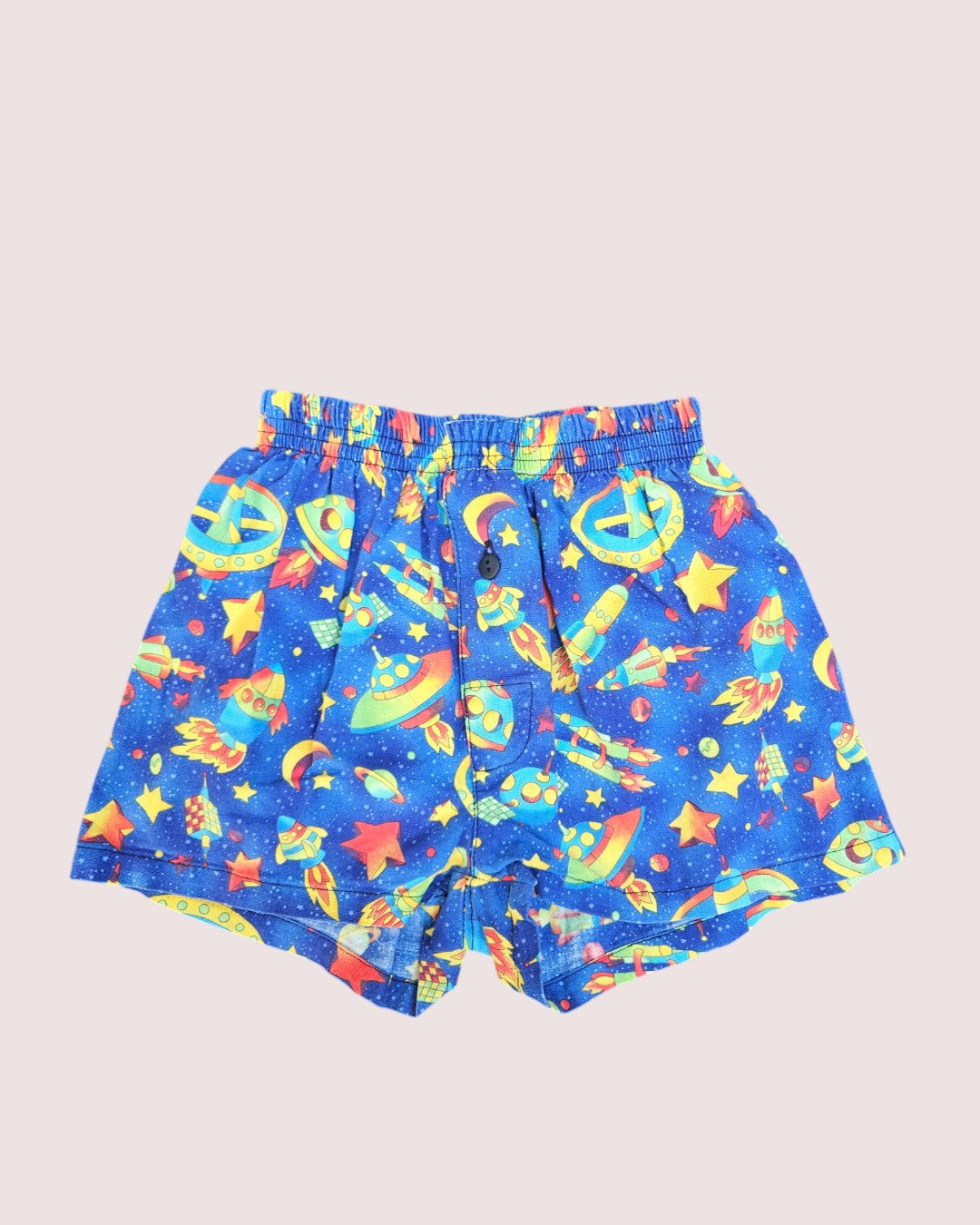Space print shorts 4-5T
