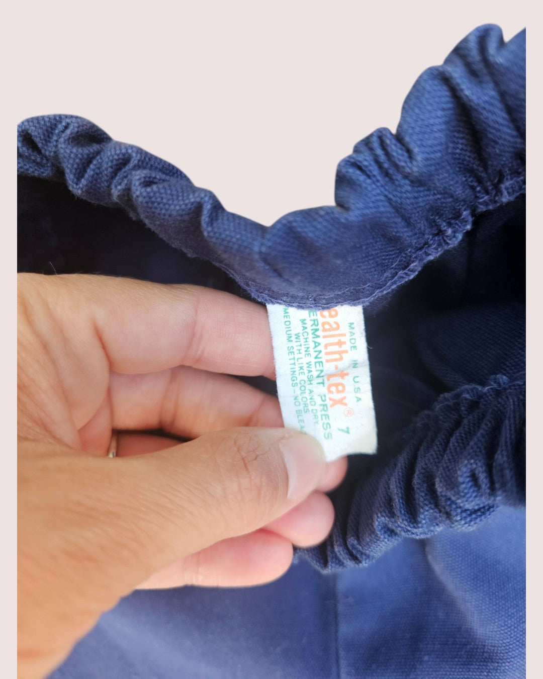 Vintage Health Tex navy shorts 5-6T
