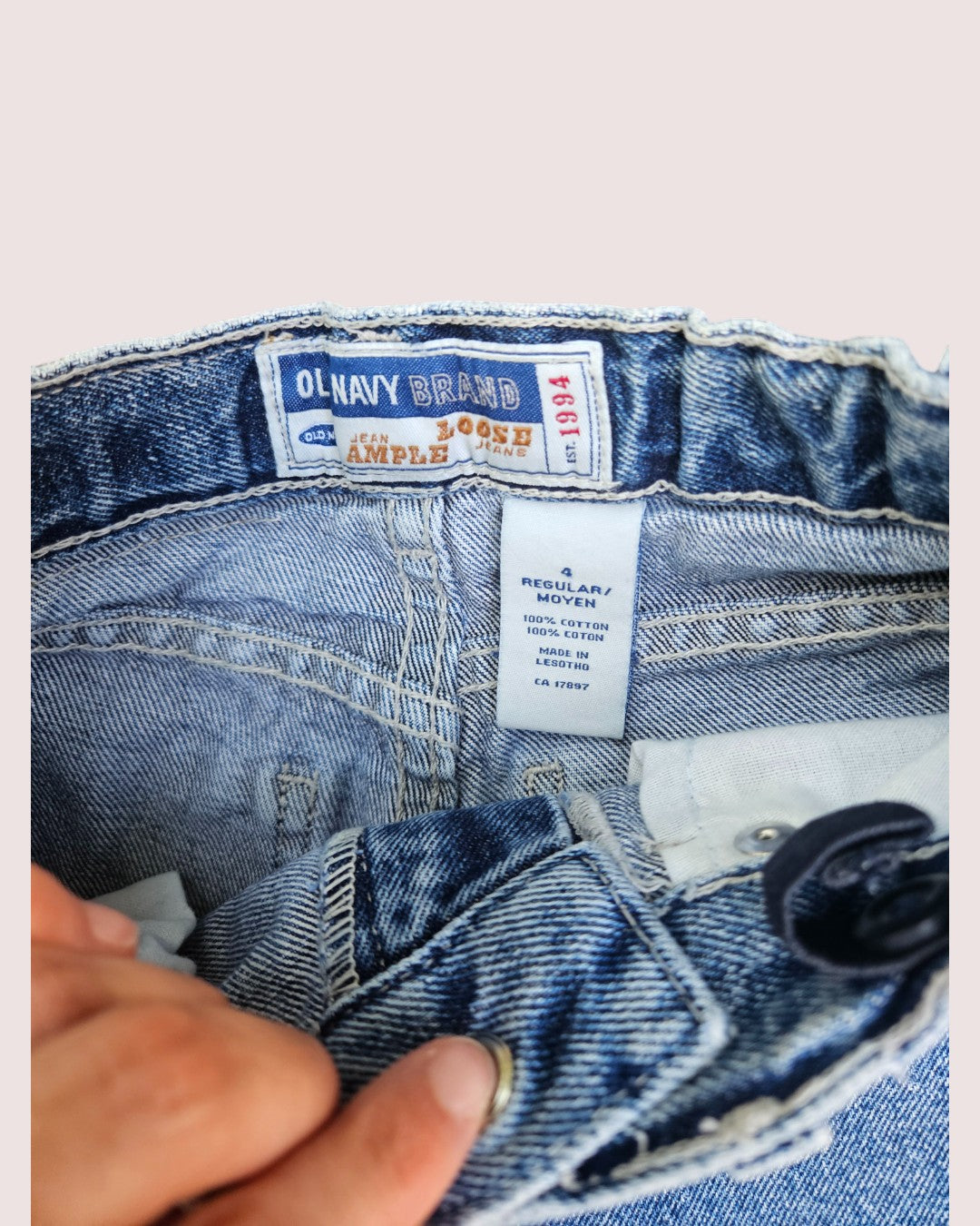 Vintage Old Navy jean shorts 4T
