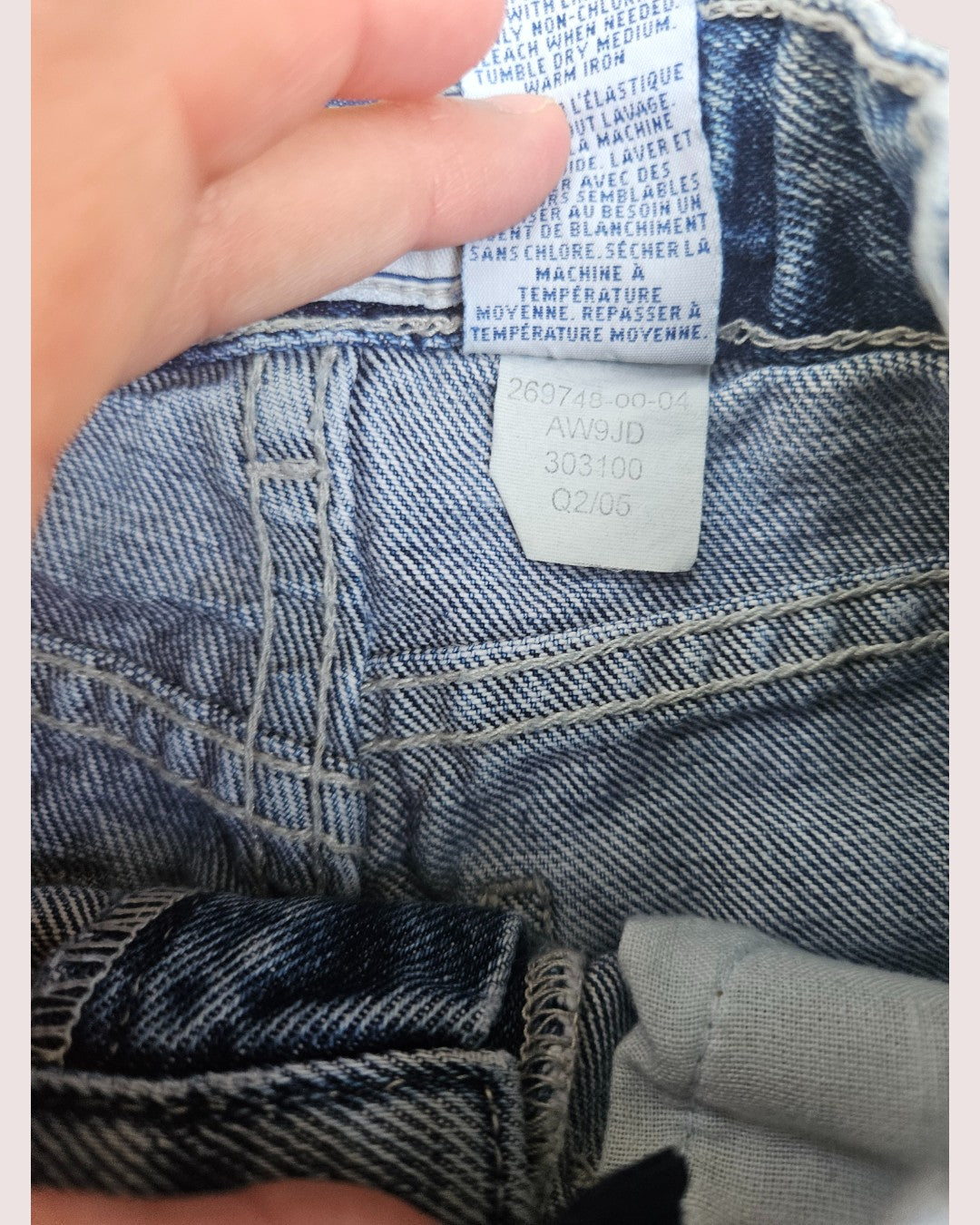 Vintage Old Navy jean shorts 4T