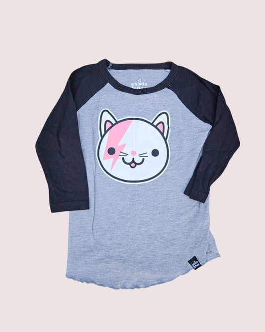 Whistle and Flute raglan tee 3-4Y