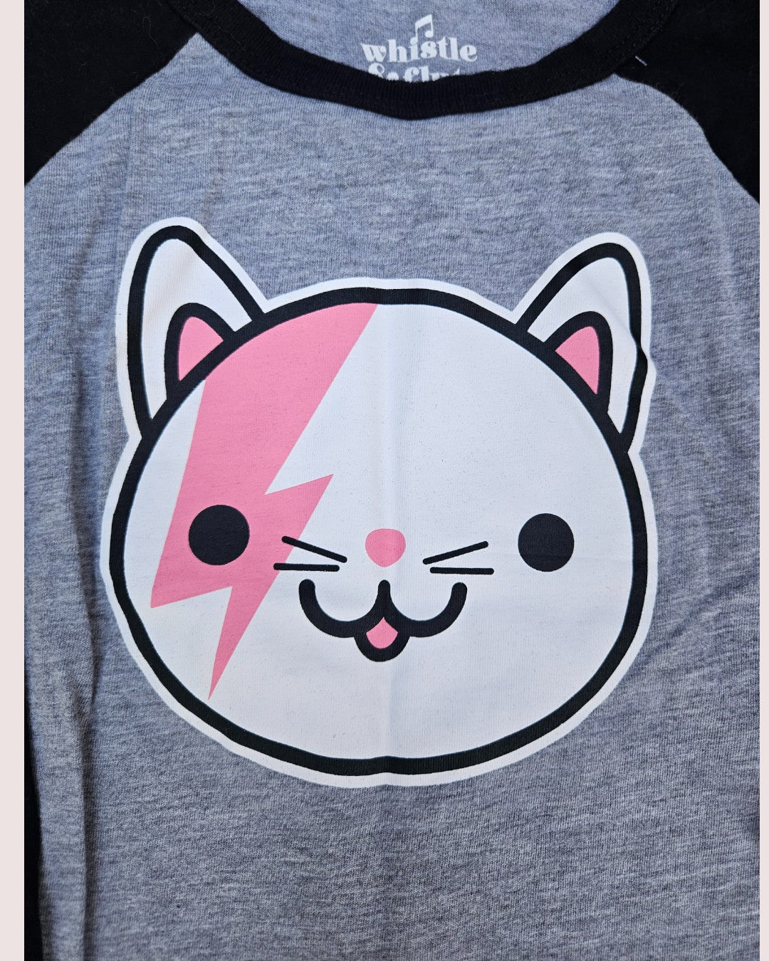 Whistle and Flute raglan tee 3-4Y