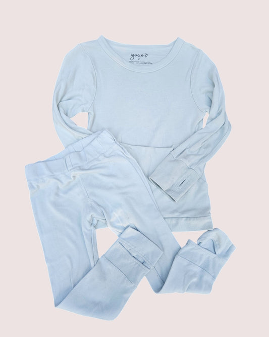 Goumi Kids lounge set pants and long sleeve 4T -seafoam green